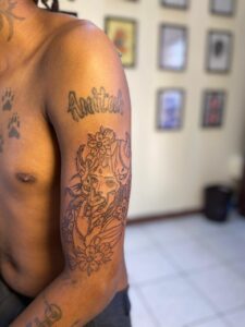 Japanese Arm Tattoo in Nairobi