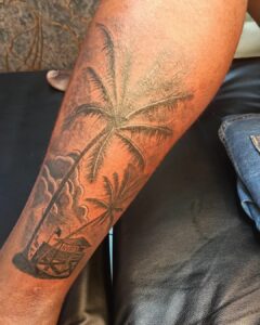 Black and grey tattoos in Nairobi