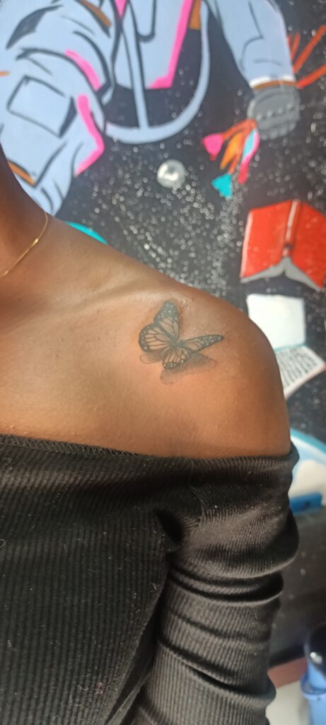 Butterfly tattoo Nairobi