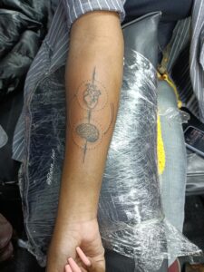 Geometric Tattoos in Nairobi, Kenya