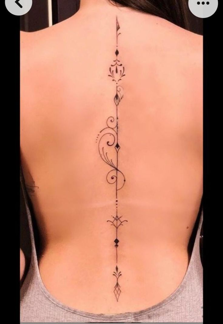 Spine tattoo in Kenya