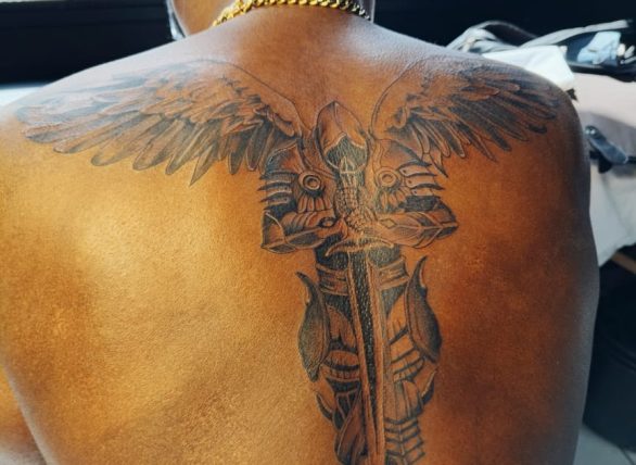 Wings back tattoo Wings back tattoo