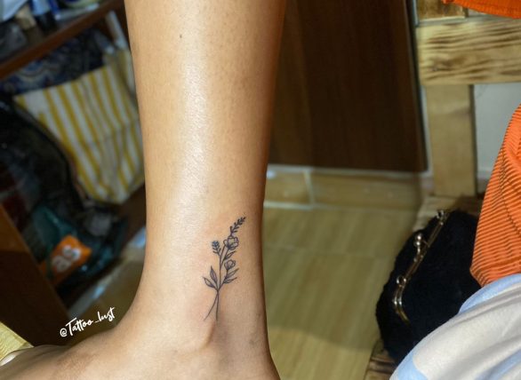 dainty leg tattoo Fine Line Tattoos in Nairobi, Kenya - Tattoo and piercing shop